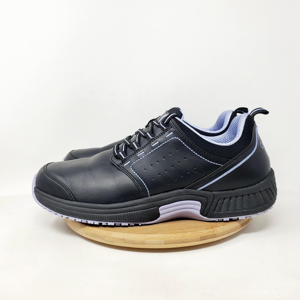 Orthofeet Talya Shoes Womens 11 D WIDE Black Lace Up Comfort Sneaker 741